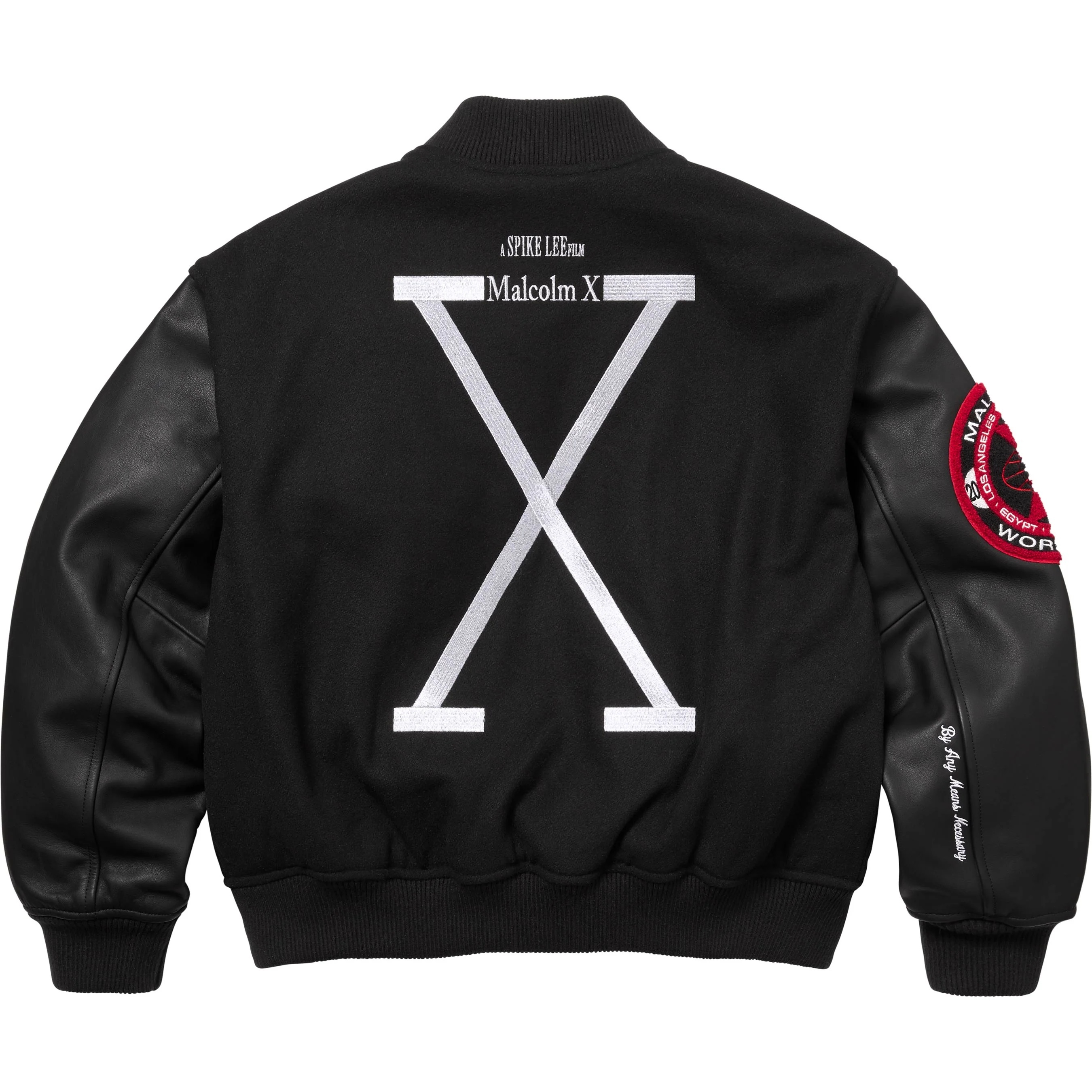 Supreme/40 Acres Malcolm X Varsity Jacket view 5